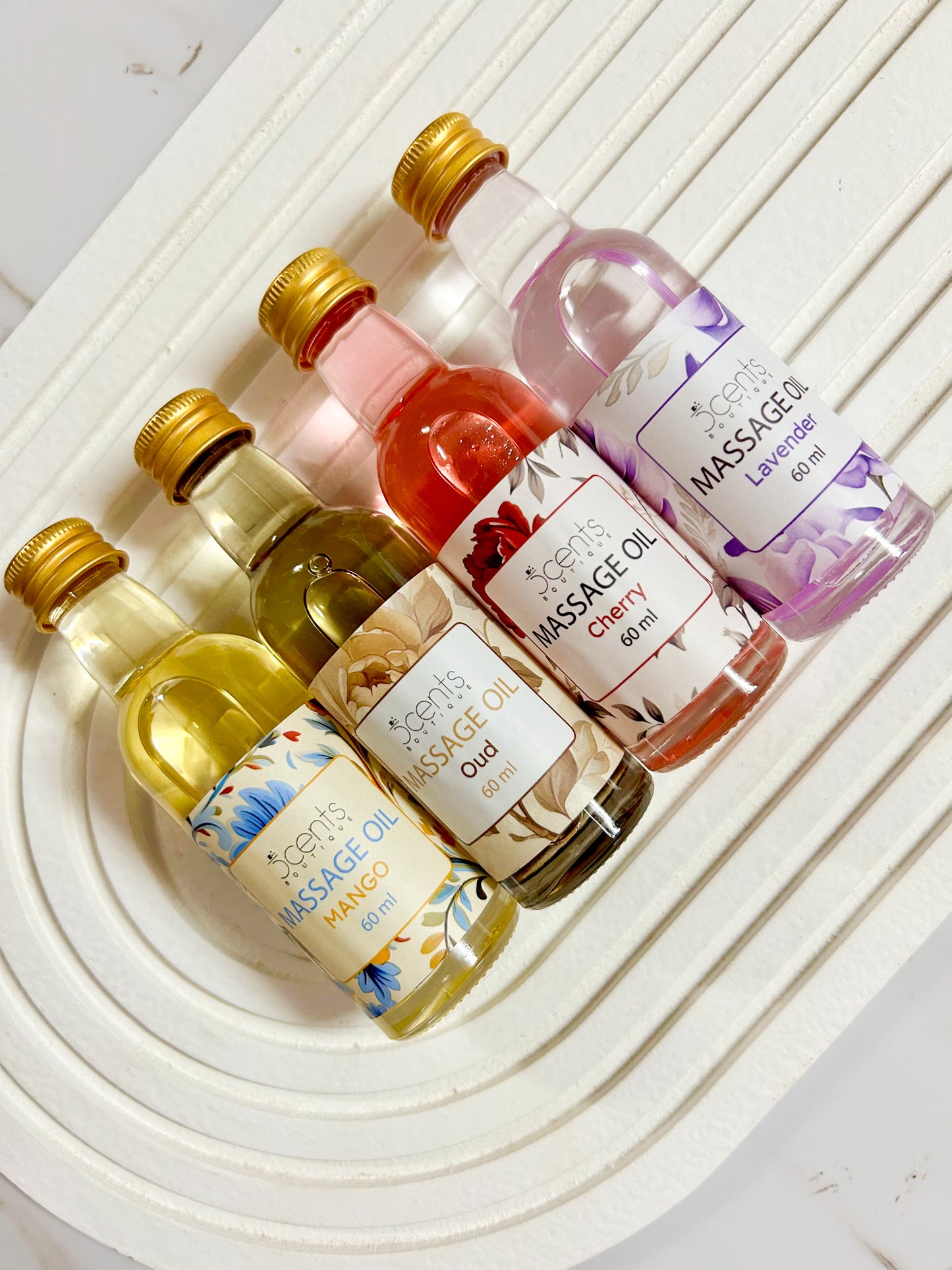 Massage Oil Set x 4